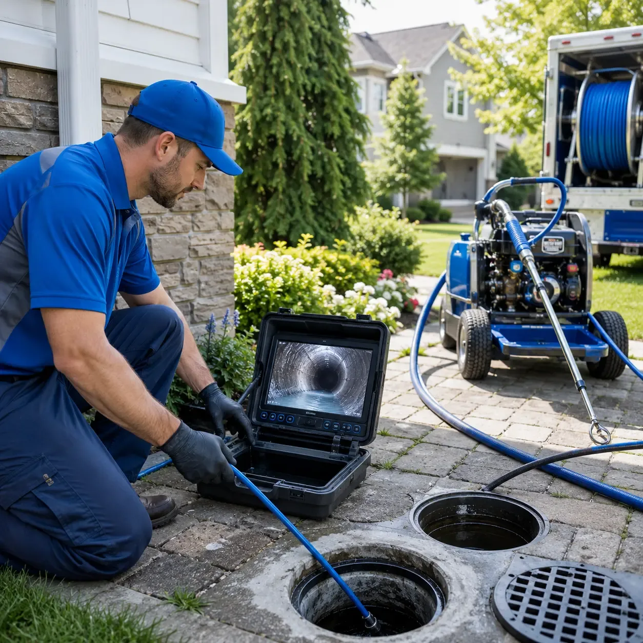 Outdoor drain cleaning professionals serving Waukomis, OK
